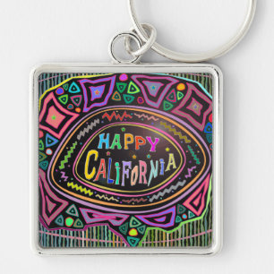 Happy Art: "Happy California" Porte-clés