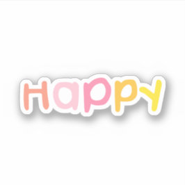 HaPpY Aufkleber