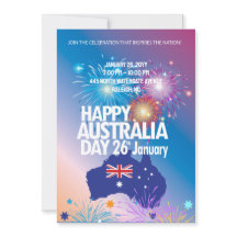 Happy Australia Day 26. Januar Feuerwerk Festival