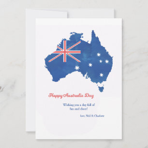 Happy Australia Day Card Ankündigung