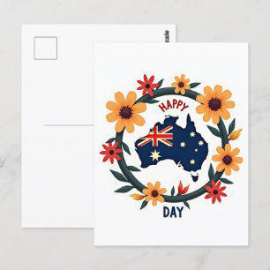 Happy Australia Day Postkarte