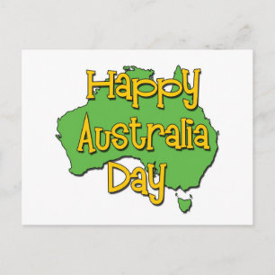 Happy Australia Day Postkarte