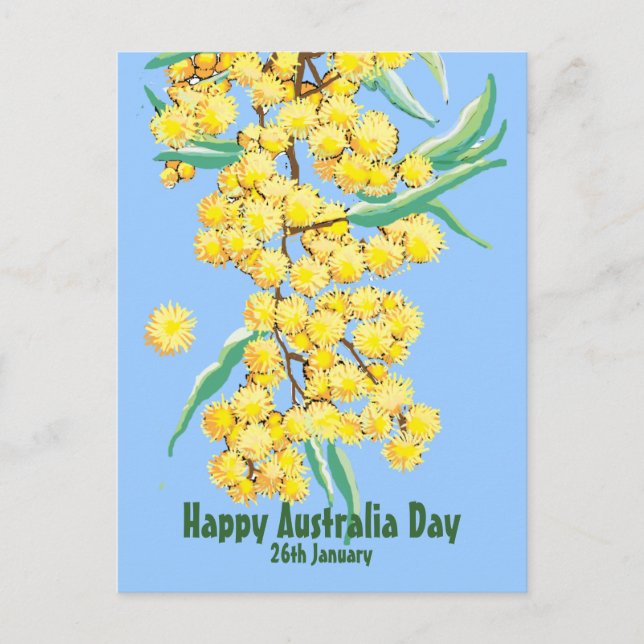 Happy Australia Day Postkarte (Vorderseite)
