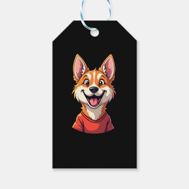 Happy Australian Cattle Dog Tank Geschenkanhänger (Vorderseite)
