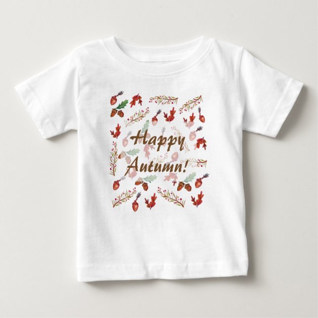 Happy Autumn Jersey T - Shirt (Vorderseite)