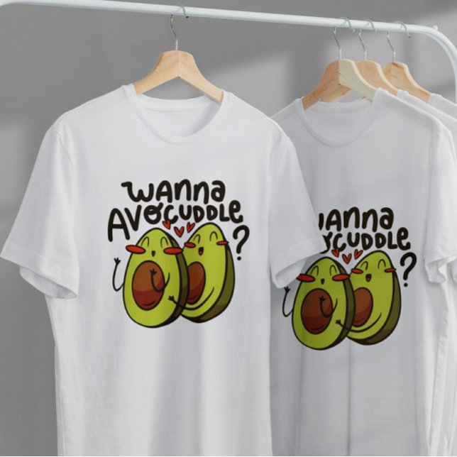 Happy Avocado Cartoon Food T-Shirt (Von Creator hochgeladen)