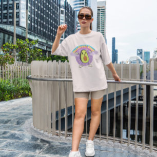 Happy Avocado Lächeln T-Shirt