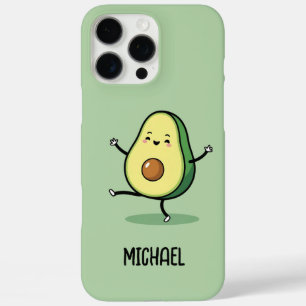 Happy Avocado Niedliche kühne Kontur iPhone 16 Pro Max Hülle