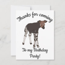 Happy B-day Baby Okapi Tier
