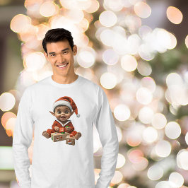 Happy Baby Christmas Elf Men's T-Shirt
