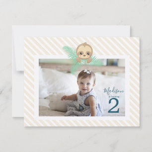 Happy Baby Sloth 2. Geburtstags-Party Einladung