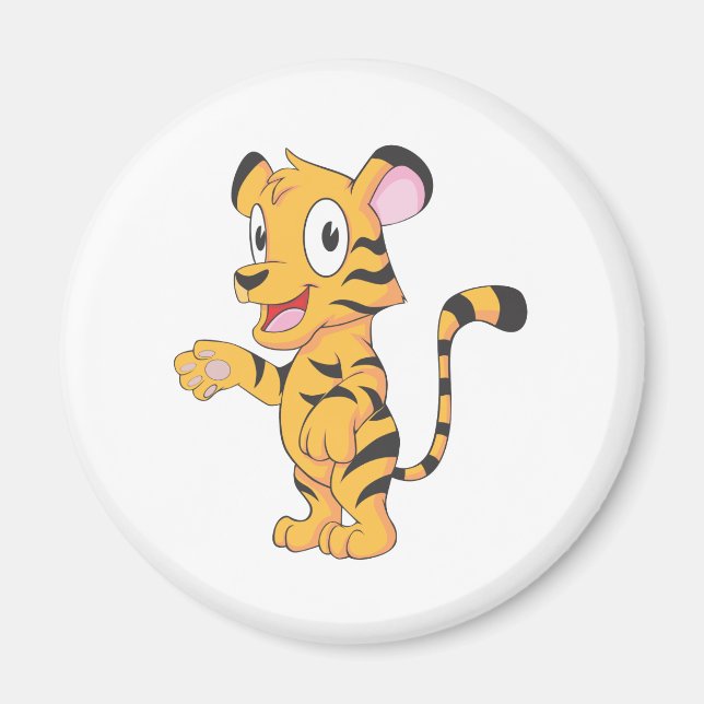 Happy Baby Tiger Cub Magnet (Vorne)