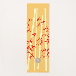 Happy Bamboo Zen Light Custom Monogram Yogamatte