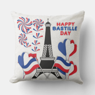 Happy Bastille Day / Nach Paris mit Liebe Lace Pil Kissen