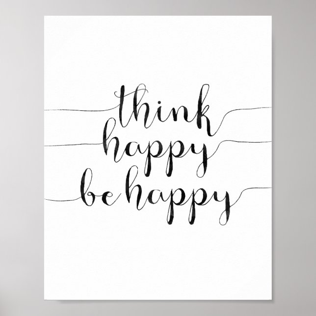Happy Be Happy Poster (Vorne)