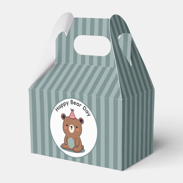 Happy Bear Day Geschenkschachtel (Rückseite)