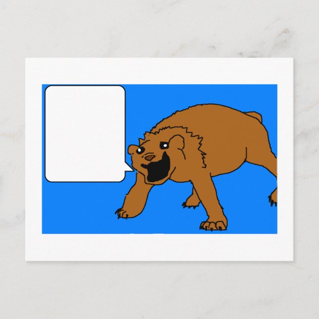 Happy Bear Postcard Postkarte (Vorderseite)