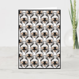 Happy Beardies Birthday Card Karte