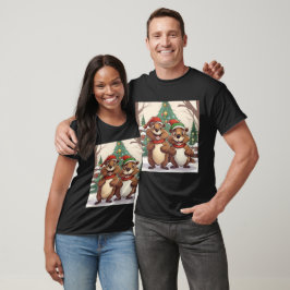 Happy Beaver Christmas T-Shirt