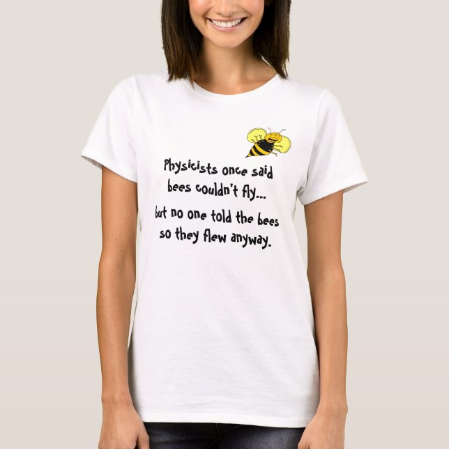 Happy Bee Cartoon T-Shirt (Vorderseite)