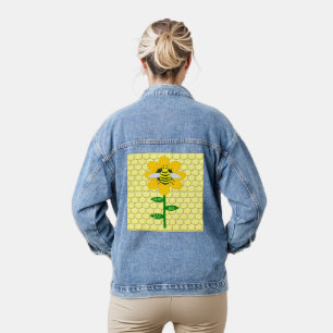 Happy Bee Day Birthday Bumblebee Jeansjacke