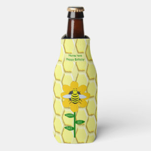 Happy Bee Day Birthday Hummel Custom Flaschenkühler