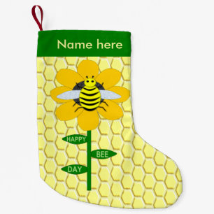Happy Bee Day Birthday Hummel Custom Kleiner Weihnachtsstrumpf