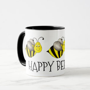 Happy Bee Day Bumblebee Bday Bee Birthday Party Tasse