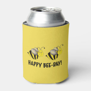 Happy Bee Day Bumblebee Yellow Bumble Bee Birthday Dosenkühler