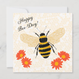 Happy Bee-Day Card