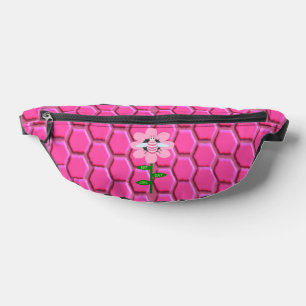 Happy Bee Day Girl Pink Birthday Hummel Bauchtasche