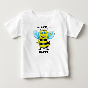 Happy Bee Kleinkind Dress Baby T-shirt
