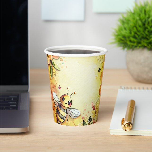 Happy Bee Pappbecher (InSitu)
