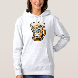 Happy Beer Tasse, Funny Illustration Hoodie