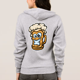 Happy Beer Tasse, Funny Illustration Hoodie
