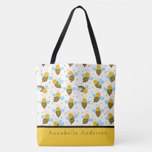 Happy Bees Personnalisent le Sac fourre-tout