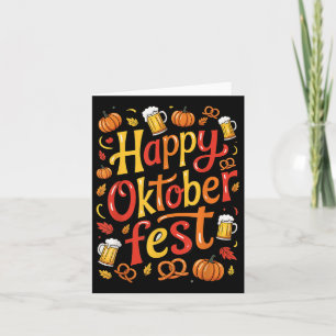 Happy Ber Pretzel Pumpkin Festivals Männer _3 Karte