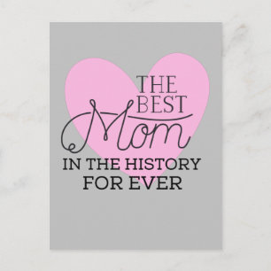 Happy Best Mthers Day mit der ganzen Liebe Postkarte