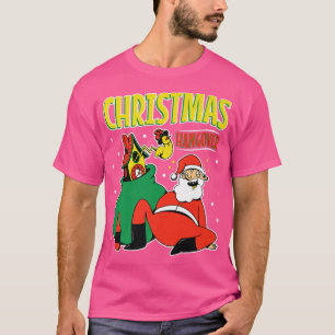 Happy betrunkenes Party fröhlich lustige Psy Santa T-Shirt