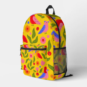 Happy Birds Flock Together fröhlich Bedruckter Rucksack