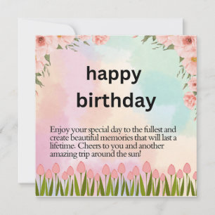 Happy Birthday