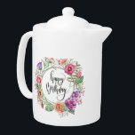 happy Birthday<br><div class="desc">happy Birthday teapot
Hogar > Cocina > Tazas,  jarras y botellas de agua > Teteras</div>