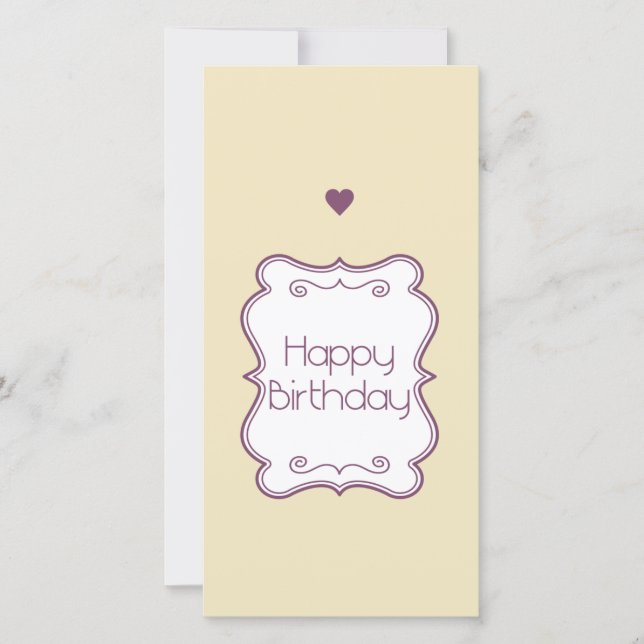 Happy Birthday (Vorderseite)