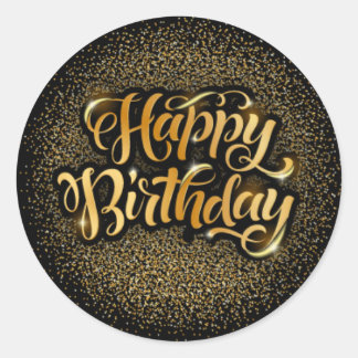 Happy Birthday 1½ Zoll Round Stickers Sheet von 20