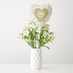 Happy Birthday 70th Number Pattern Gold und White Ballon<br><div class="desc">Der Text: Happy Birthday, [Ihr Name], lässt sich einfach durch die Vorlagen ändern, die zur Verfügung gestellt werden. Dies ist ein Party in Gold und Weiß mit einer druckbaren, puffartigen Herzform, Text und dem Zahlenmuster 70 im Hintergrund. Eine sehr coole und unterhaltsame Art, die letzten siebzig Jahre auf Ihrer 70.,...</div>