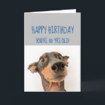 Happy Birthday 80th Secret to look Younger Fun Karte<br><div class="desc">Happy Birthday 80. Das Geheimnis,  jüngeren Spaß auszusehen. Sag Leuten,  dass du älter bist</div>