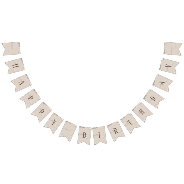 Happy Birthday Airplane Bunting Wimpelkette (Alle)