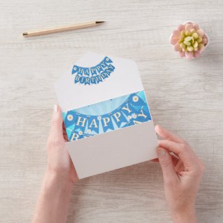 Happy Birthday All In One Einladung