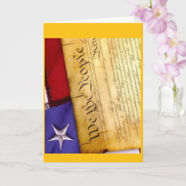Happy Birthday America Greeting Card Karte (Orchidee)