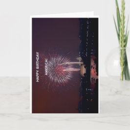 Happy Birthday America Greeting Card Karte